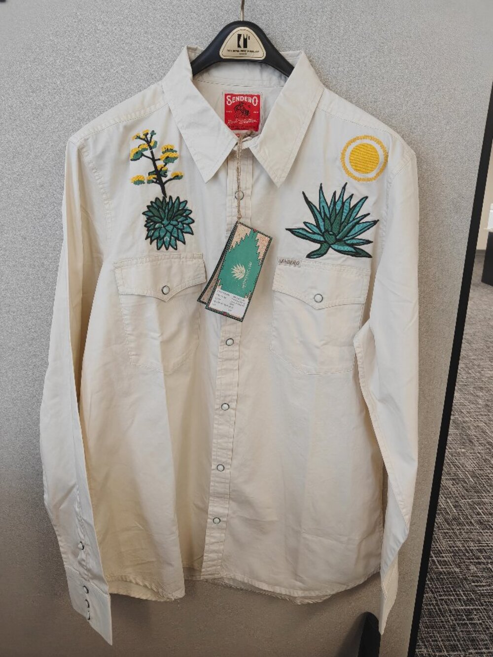 Sendero Wyatt Pearl Embroidered Western Shirt